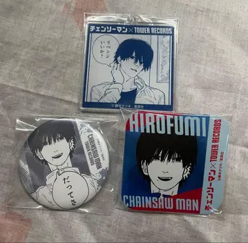 체인소 맨 타워 레코드 요시다 히로후미 캔뱃지