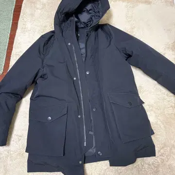 NISHIKAWA DOWN LB.03 블랙 다운 자켓