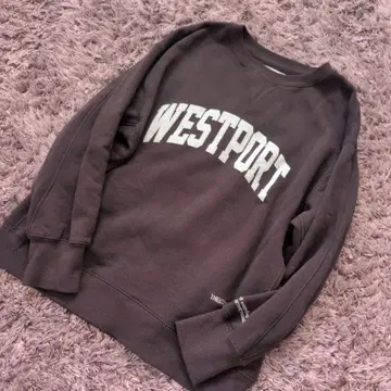 PUAL CE CIN WESTPORT 로고 맨투맨