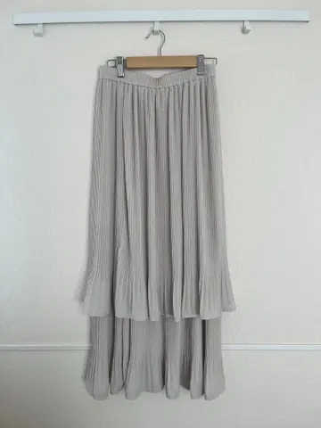 apart by lowrys 호소 플리츠 캉캉 스커트 아이보리