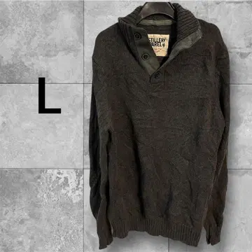 DISTILLERY APPAREL [ L ] 니트 스웨터 다크 그레이