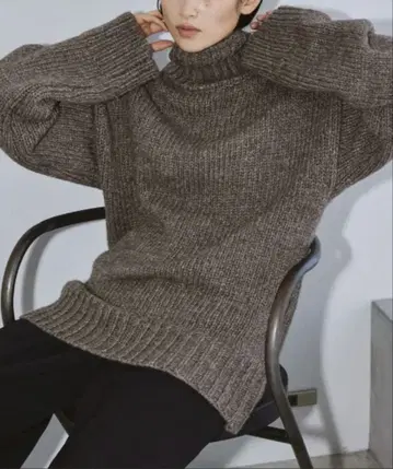 TODAYFUL 헤비 터틀 니트