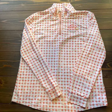 여성용 골프 하프 지퍼 셔츠 M