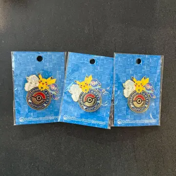 포켓몬 센터 삿포로 로고 핀즈 캔뱃지 3개 세트