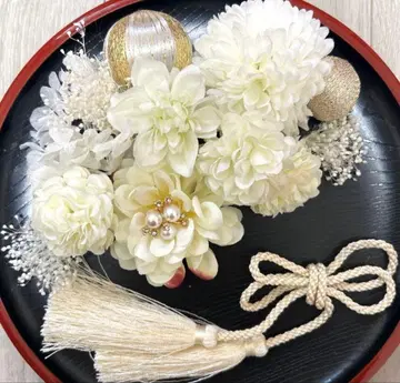 성인식 졸업식 시치고산 사전 촬영 머리 장식