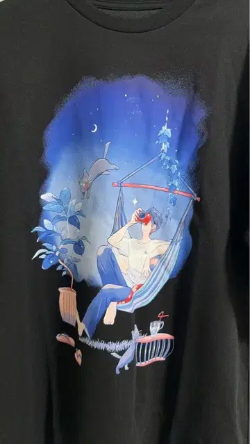 TOP4 in TOKYO DOME 티셔츠 키요와 키요고양이 남성용 사이즈