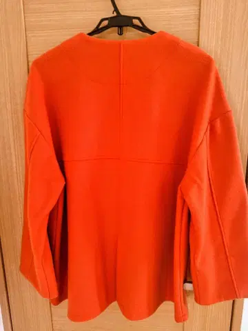 오렌지 노카라 자켓 L 사이즈