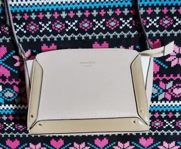 AND CHOUETTE 숄더백 핑크 베이지