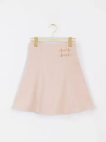 An MILLE 비트 타이트 플레어 스커트 핑크 프리 사이즈