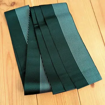 남성용 각대 다크 그린 x 화이트 라인 리버서블