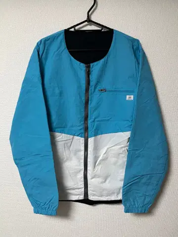 짐 마스터 나일론 x 면 리버서블 노카라 자켓 L