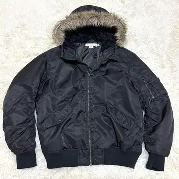 새상품급 H&M 플라이트 자켓 블랙 M 사이즈 archive N-2B형