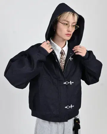 토글 후크 리지드 액티브 자켓 L2089 S (navy) 지저인