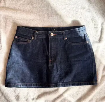 A.P.C. 데님 미니 스커트 38