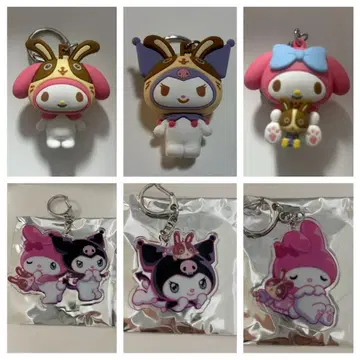 마이멜로디 쿠로미 x 우사미 아크릴 키링