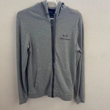 Armani Exchange 그레이 풀 지퍼 후디 S