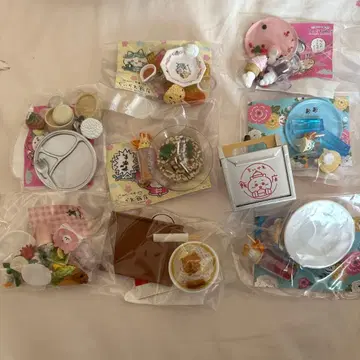 치이카와 먼작귀 중화요리 미니어처 피규어