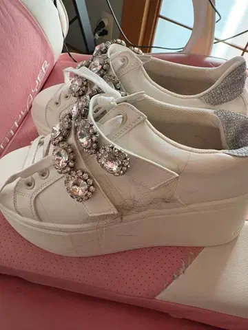 미셸 마카롱 비쥬 부착 스니커즈 S