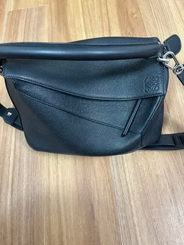 가죽 블랙 숄더백