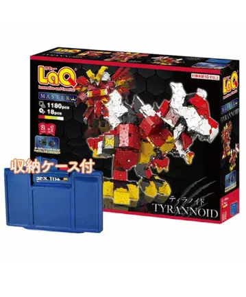 [ 새상품급 ] LaQ 티라노이드 수납 케이스 포함 Xmas 랩핑 사양