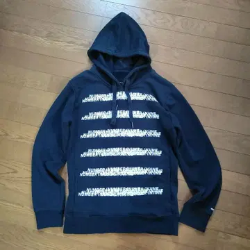 넘버나인 후드티 트레이닝복 맨투맨 맨투맨 L 사이즈 네이비 네이비