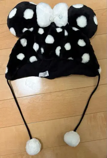 디즈니 팬 캡 도트 무늬