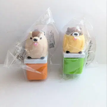 소리쳐라! 마모트 스위치 2 오렌지 옐로우 그린 그린 키링