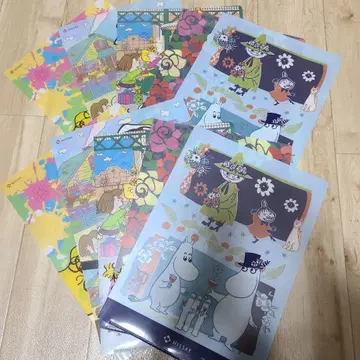 무민 스누피 클리어 파일 6장 세트