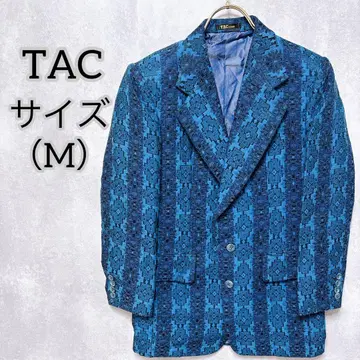 [ TAC ] 택 ( M ) 테일러드 자켓 올 패턴 블루 남성용