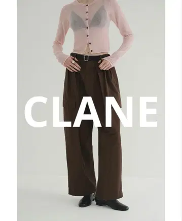 CLANE 클라네 WIDE TUCK WORK PANTS