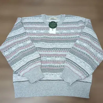 [ 앗사히야마 동물원 응원 상품 ] 노르딕 무늬 몰 니트