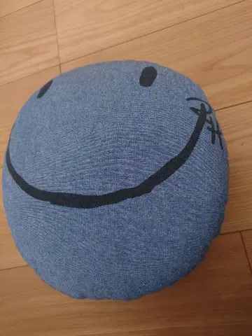 론 헤르만 쿠션 스마일 니코짱 데님풍