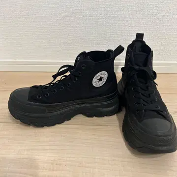 컨버스 블랙 하이컷 스니커즈 26.5cm