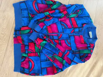 teddi 나일론 자켓 추상 디자인 남성/여성