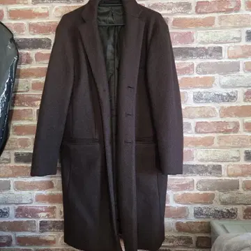 GLOBAL WORK 브라운 체스터 코트