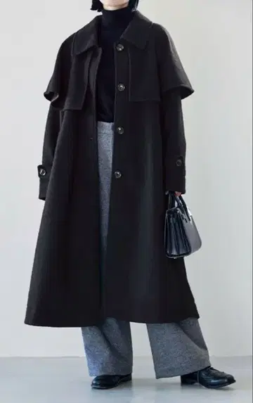 써니클라우드 마녀의 케이프 코트 L 사이즈 블랙