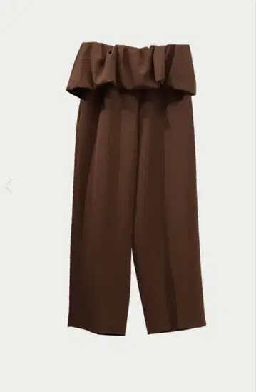 machatt 페플럼 팬츠 (브라운)