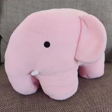 핑크색 코끼리 봉제 인형