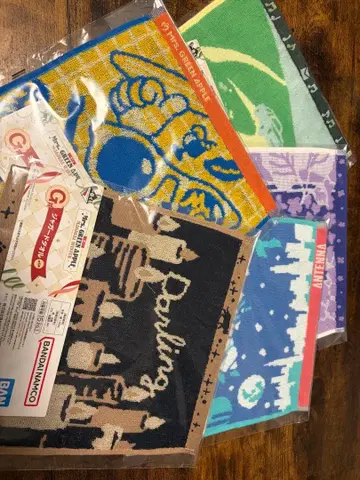 컬러풀 디자인 타월 5장 세트