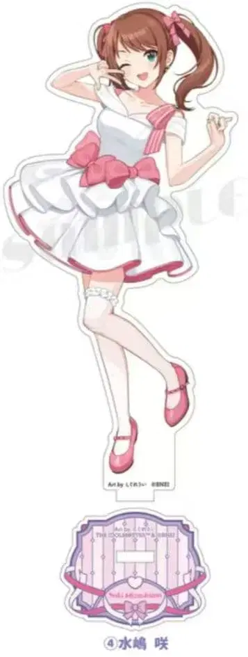 아이돌 마스터 시구레 우이 콜라보 아크릴 스탠드 미즈시마 사키