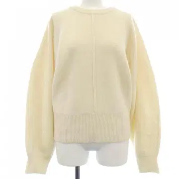 [ AEWEN MANTOPH ] 울 캐시미어 스웨터 여성용 화이트