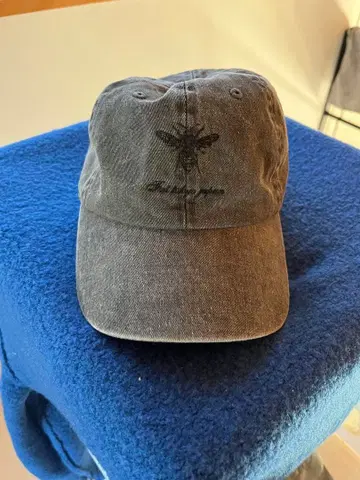 FAT 다크 그레이 자수 캡