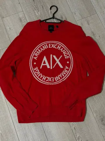 Armani Exchange 로고 트레이닝복 S 사이즈 레드