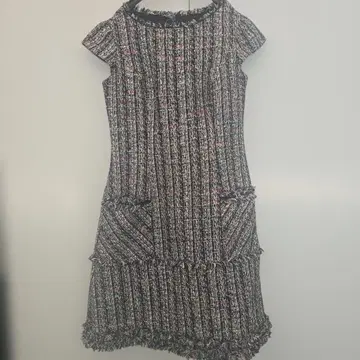 TOCCA 트위드 반팔 원피스 0