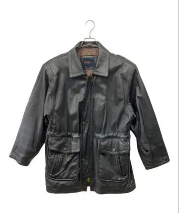 [ 90's ] Sub Urban 블랙 가죽 코트