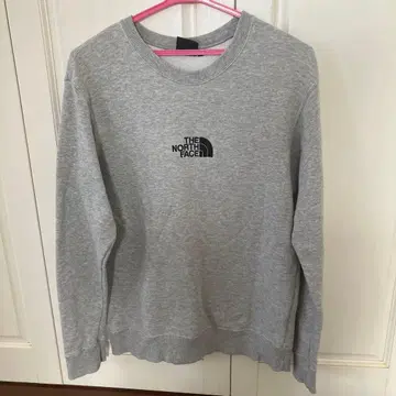 THE NORTH FACE 그레이 맨투맨 트레이닝복 S