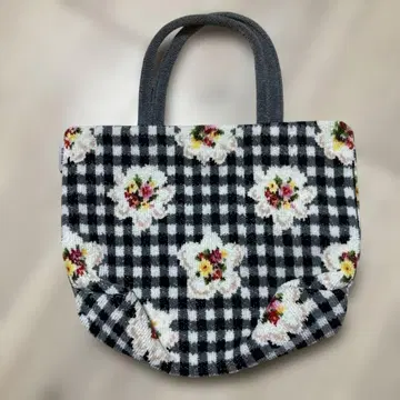 페일러 (FEILER)의 슈니르 직조 깅엄 체크 무늬 토트백