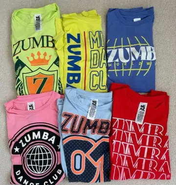 ZUMBA T셔츠 묶음 판매 6장