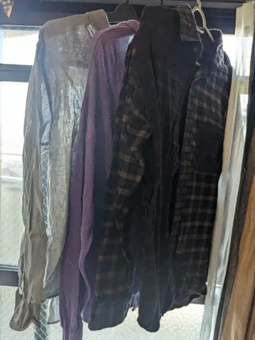 UNIQLO XL 체크 무늬 긴팔 셔츠