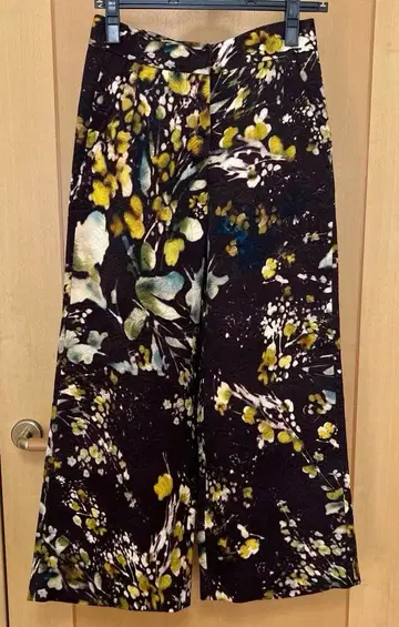 dries van noten 꽃무늬 플레어 팬츠